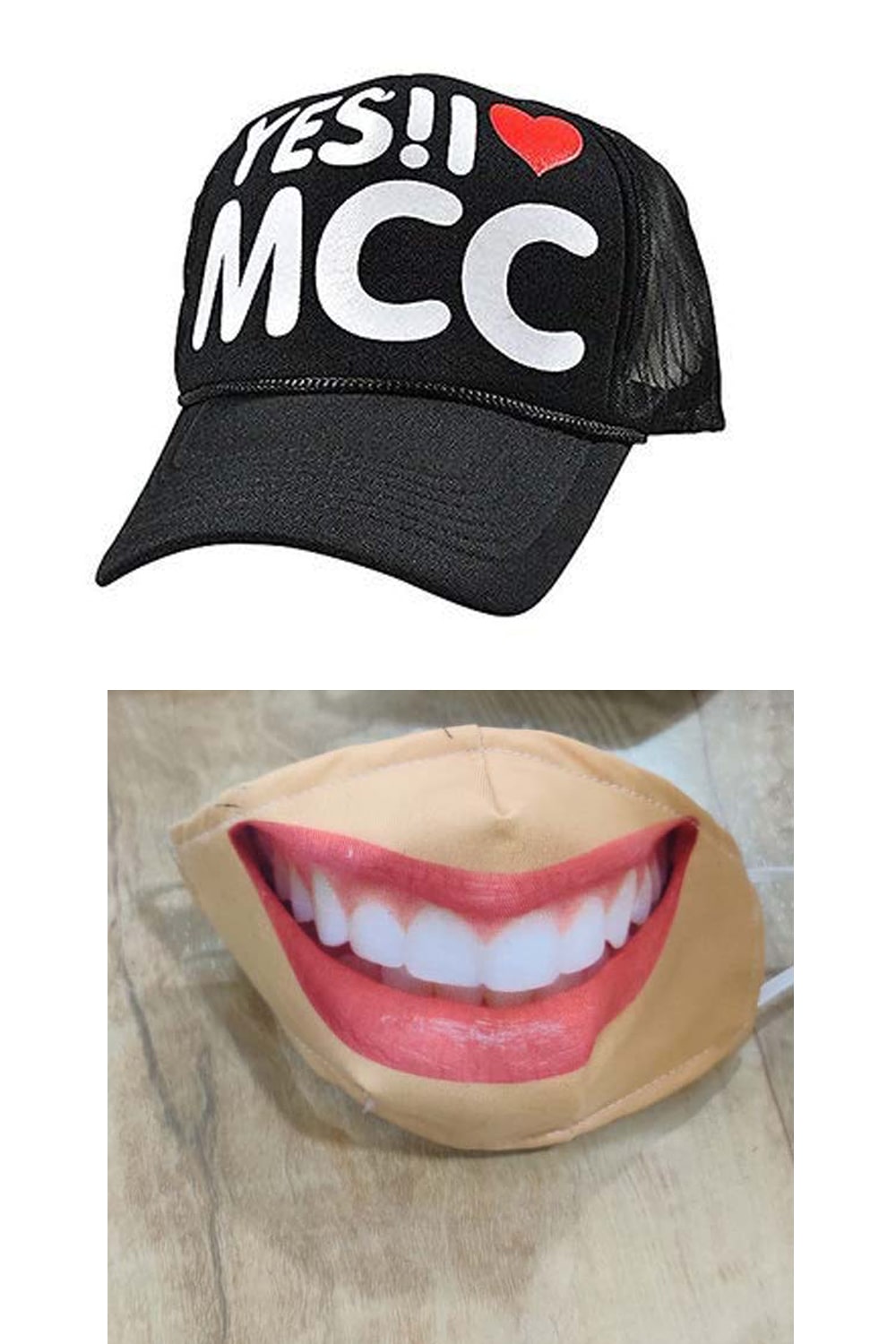 

JARS Collections Stylish Half Net cap with Printed Mask Free