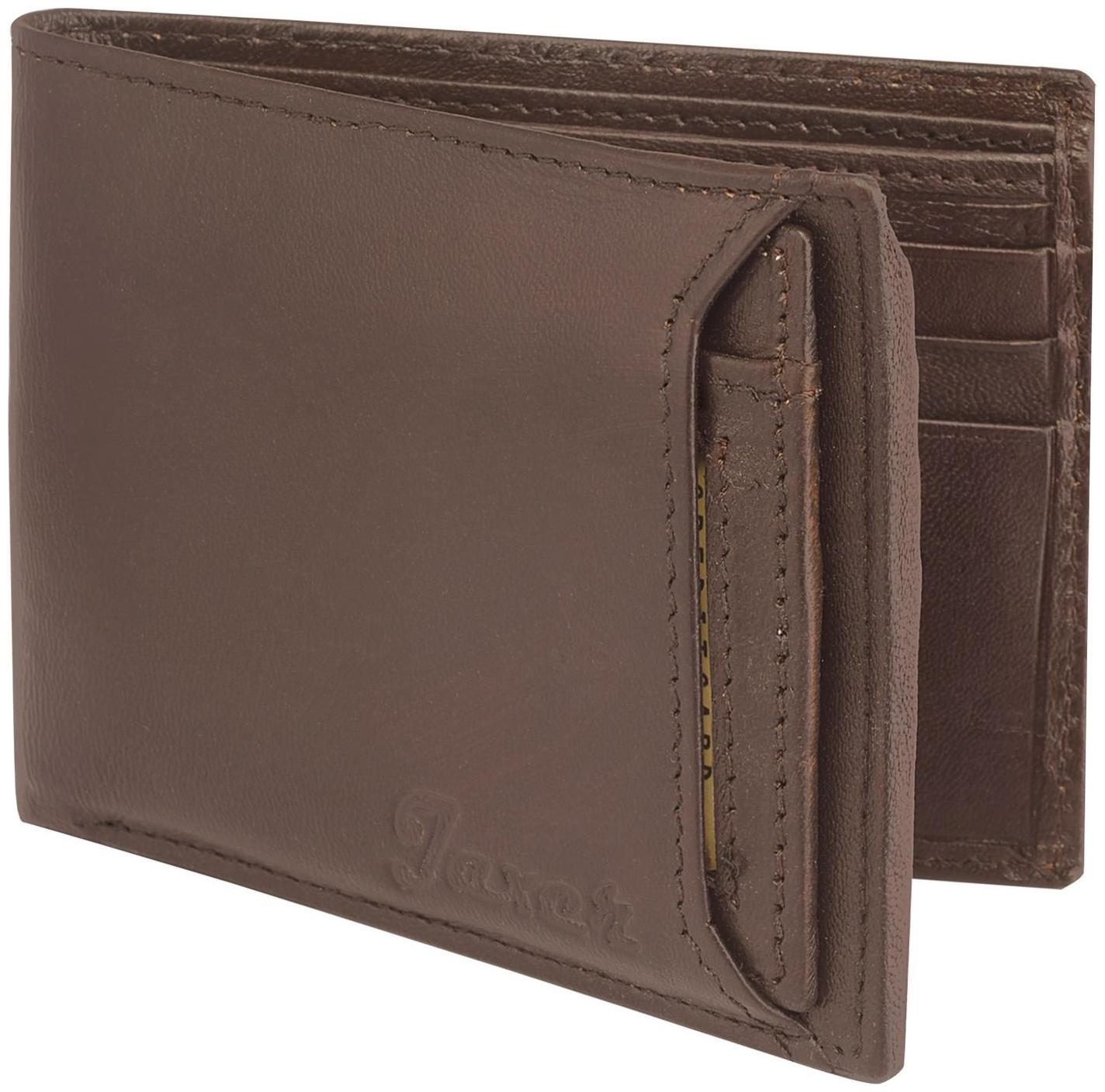 

Jaxer Brown Genuine Leather Wallet For Men Boys - JMW717