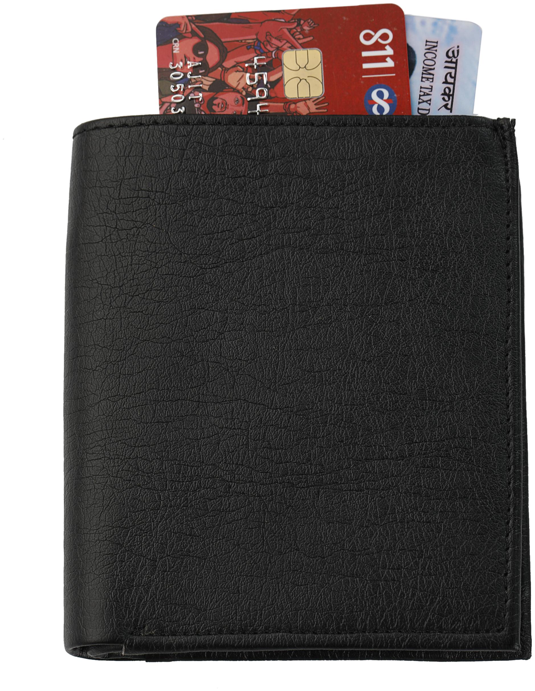

JDX Men Black Synthetic leather Bi-Fold Wallet ( Pack of 1 )