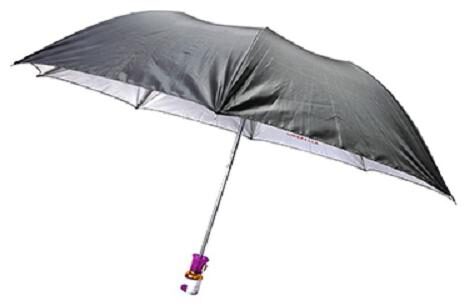 

Jim-Dandy Unisex 2 Fold Black Umbrella