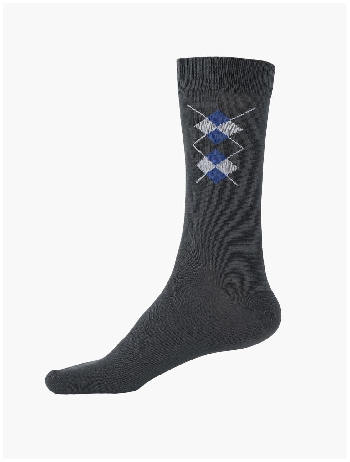 

Jockey Grey Cotton Calf length socks ( Pack of 1 )