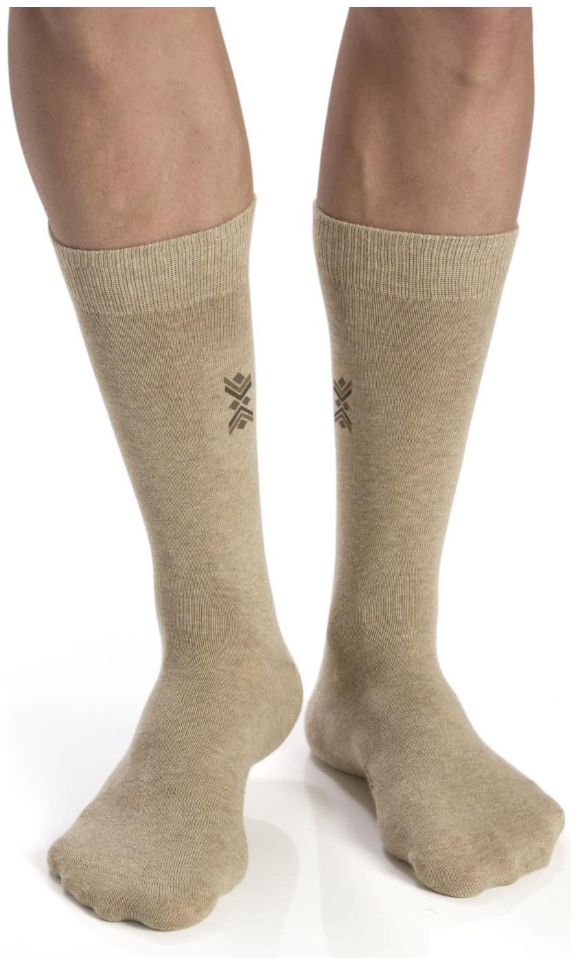 

Jockey Brown Cotton Calf length socks ( Pack of 1 )