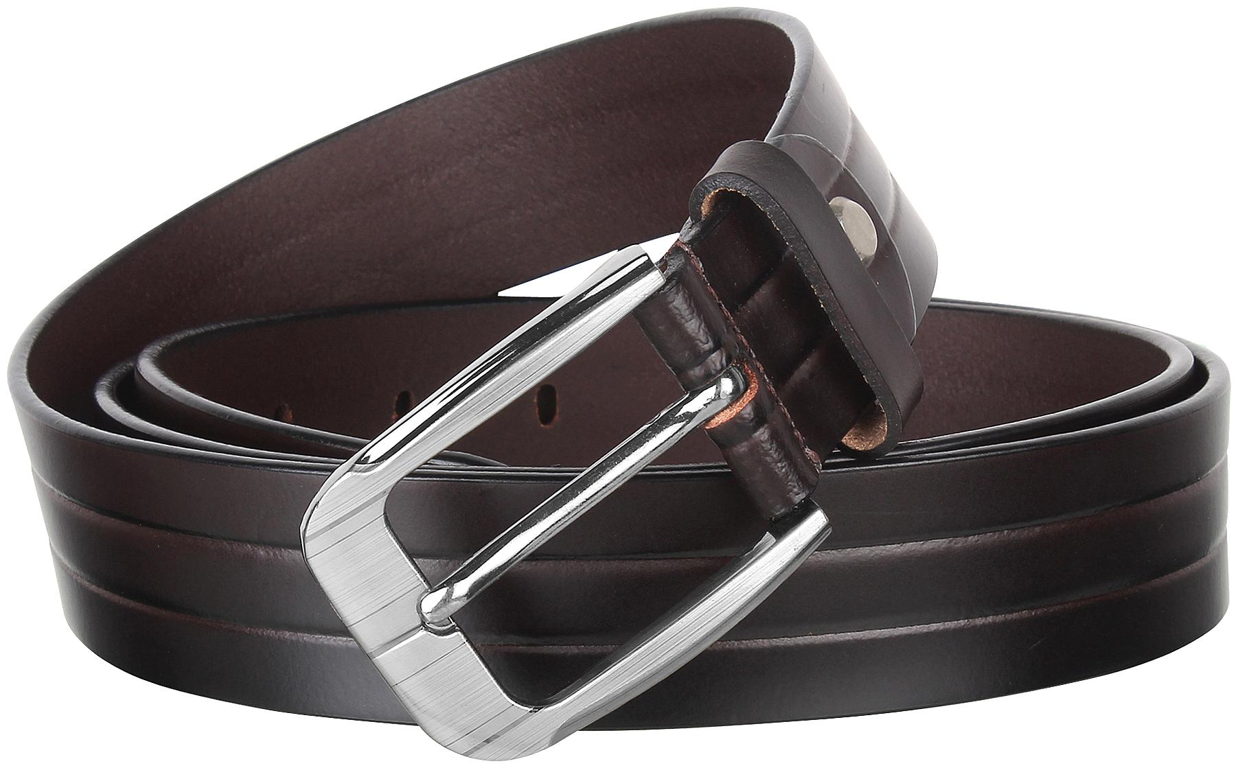 

Jungler Formal Casual Brown Genuine Leather Belts For Men (Size- 36 inch)