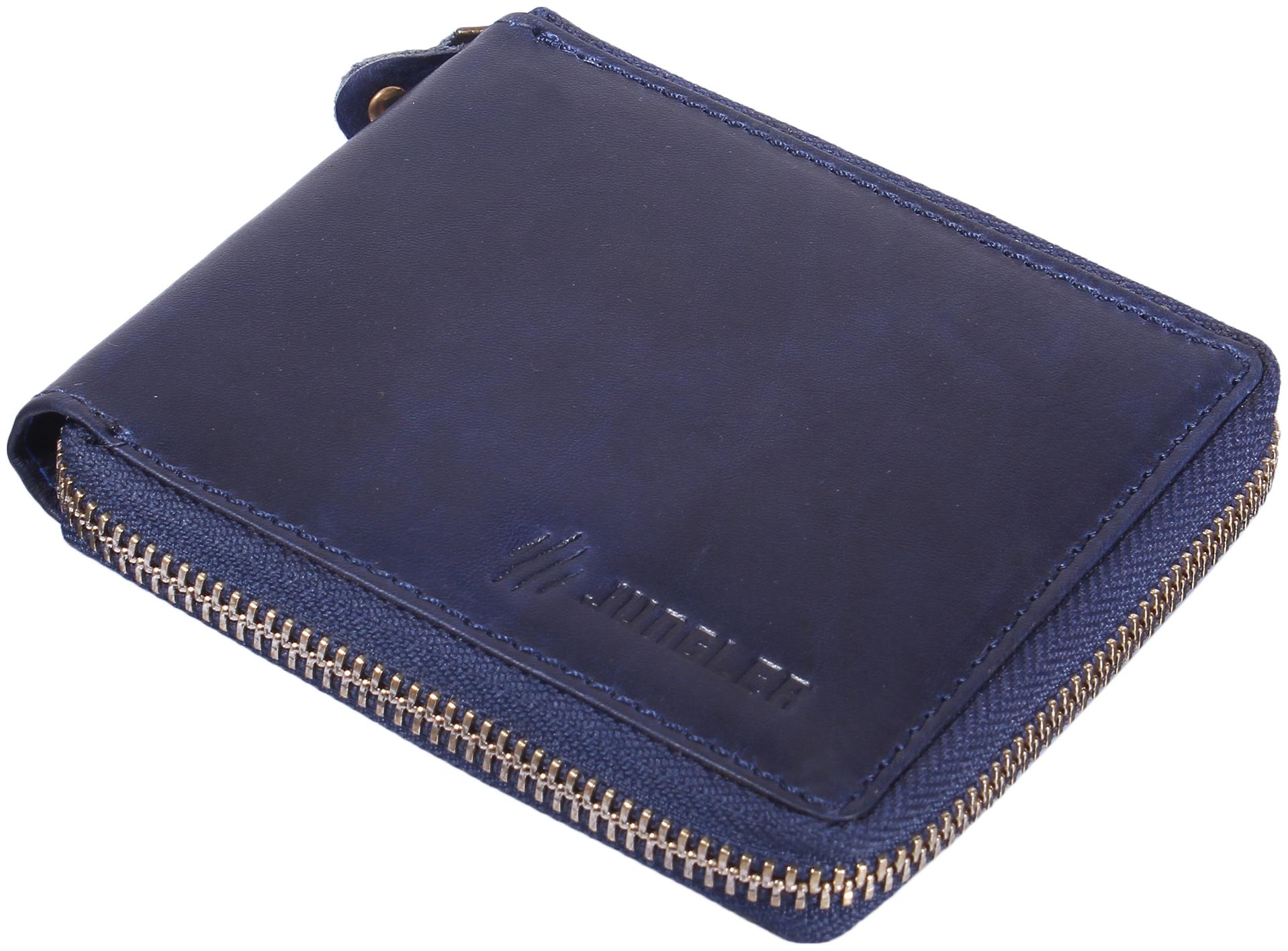 

JUNGLER Men Blue Leather Bi-Fold Wallet ( Pack of 1 )