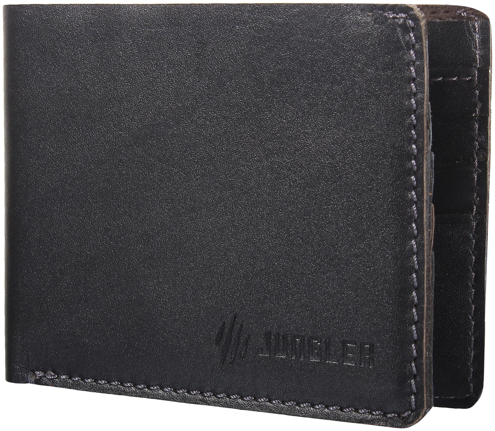 

JUNGLER Men Black Leather Bi-Fold Wallet ( Pack of 1 )