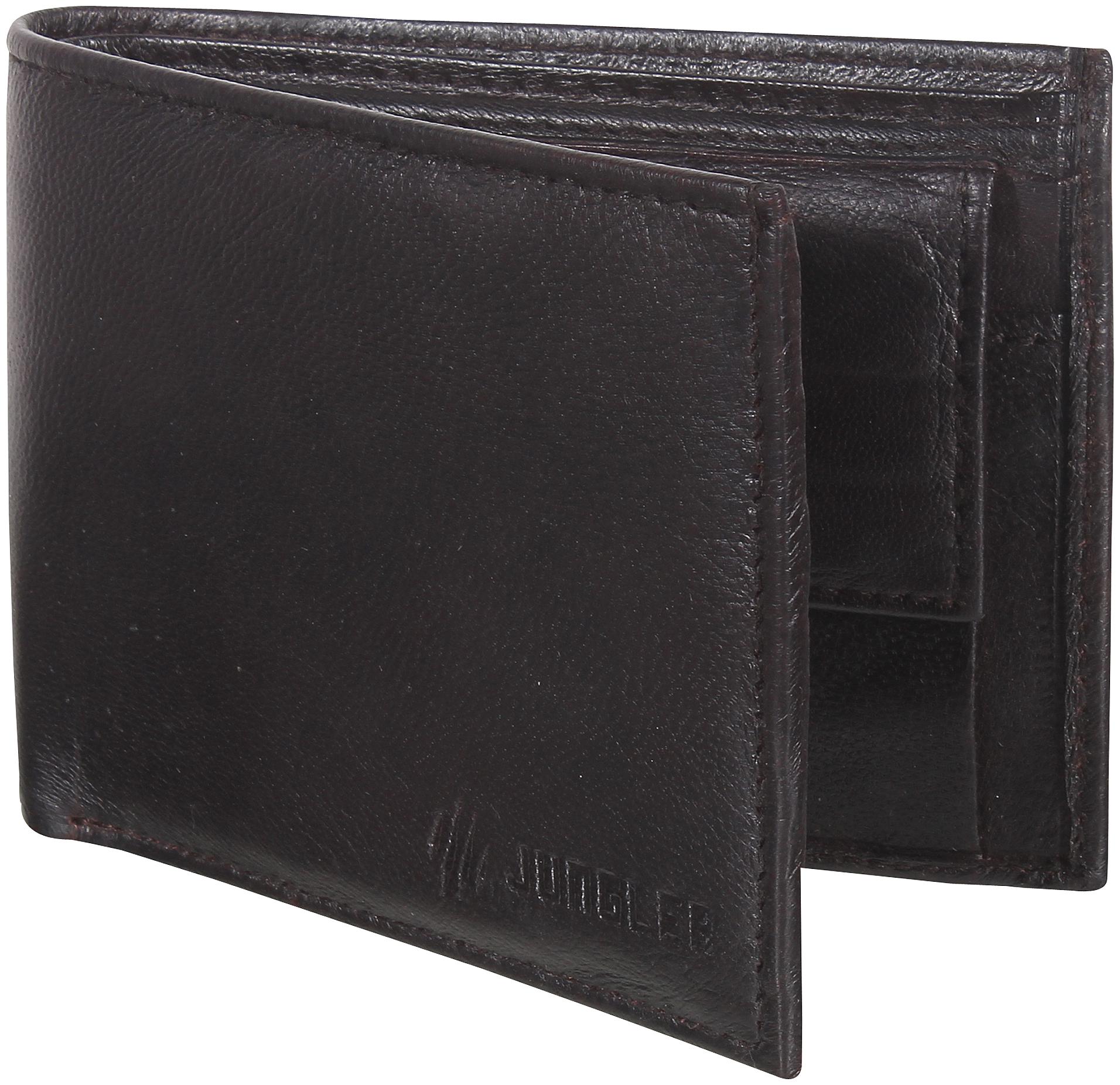 

JUNGLER Men Brown Leather Bi-Fold Wallet ( Pack of 1 )
