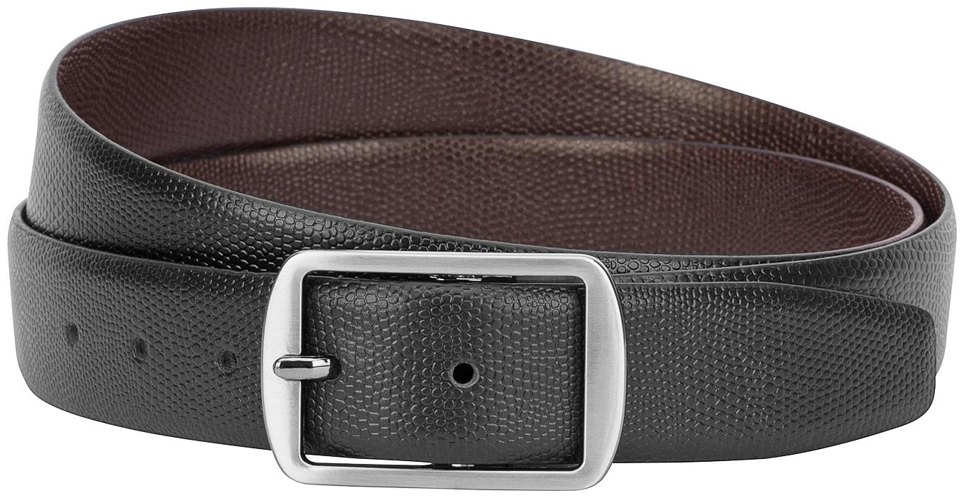

Jungler Men s Reversible Leather Black Brown Belt (Size- 38 inch)