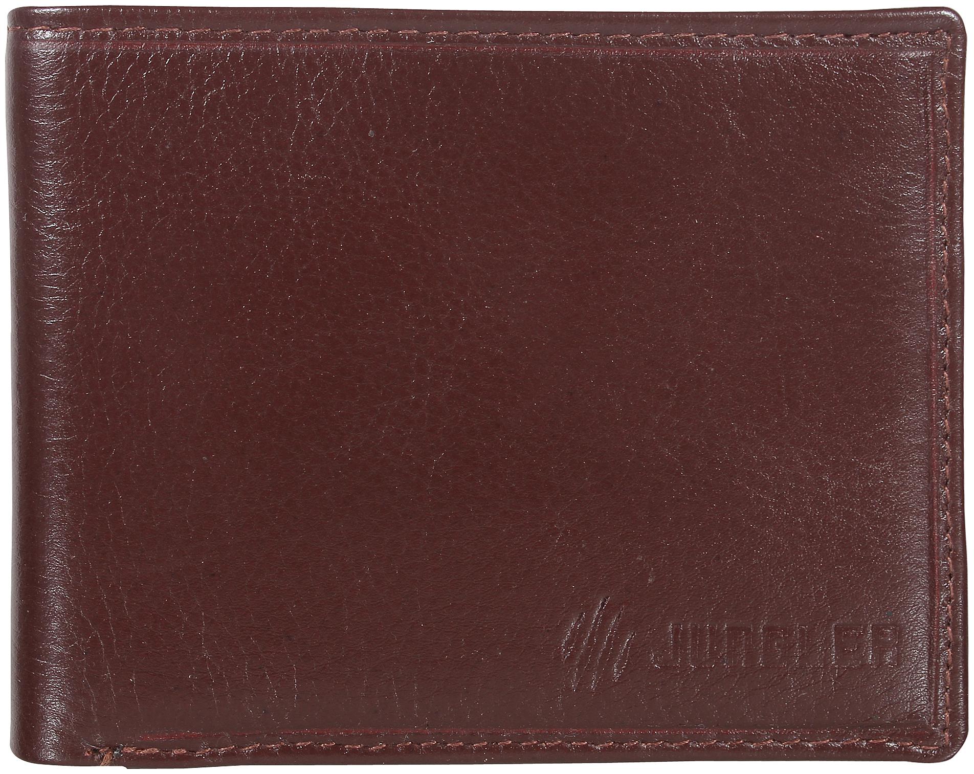 

JUNGLER Men Brown Leather Bi-Fold Wallet ( Pack of 1 )