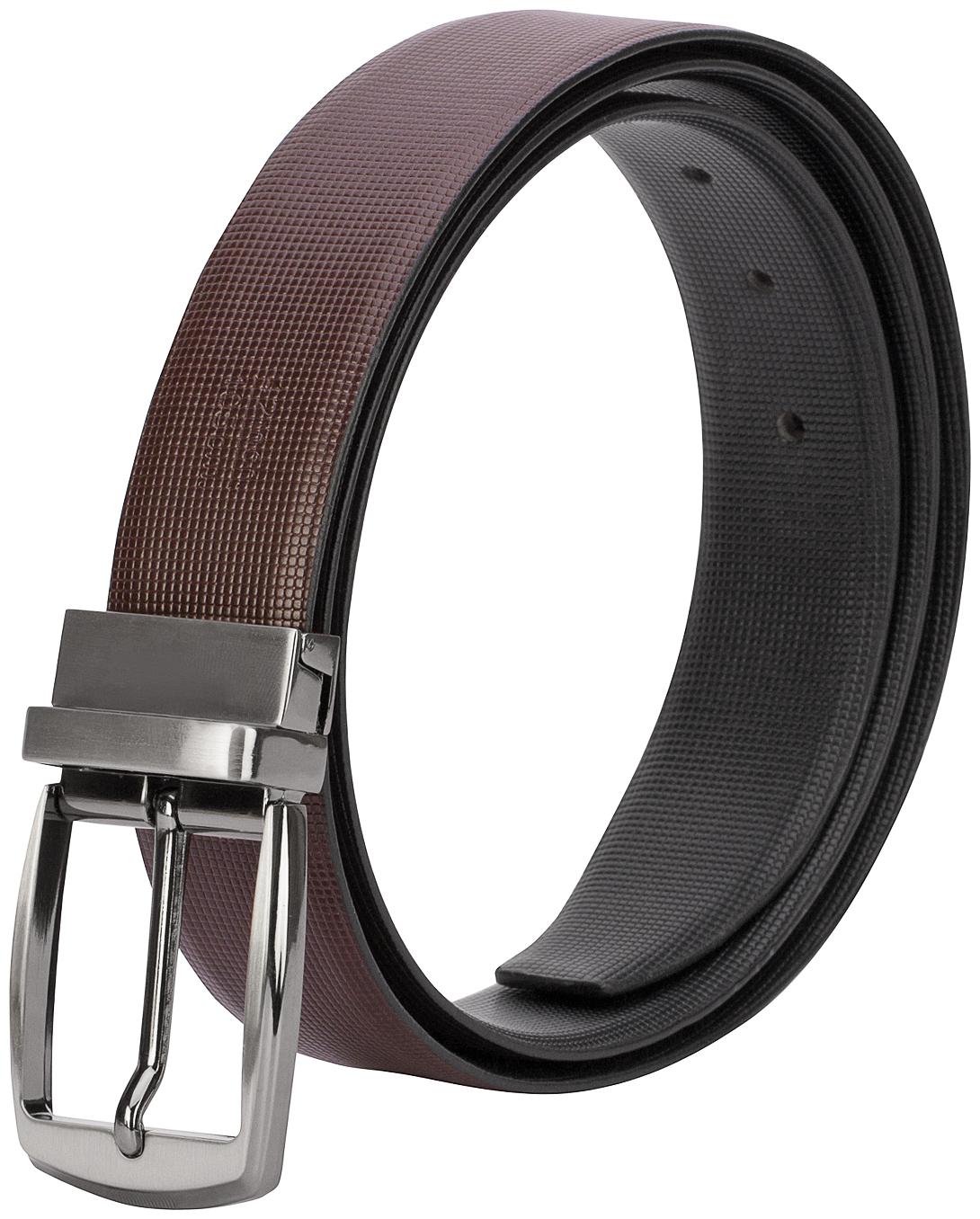 

Jungler Reversible Casual Black Dark Brown Pure Leather Men s Belt (Size- 36 inch)