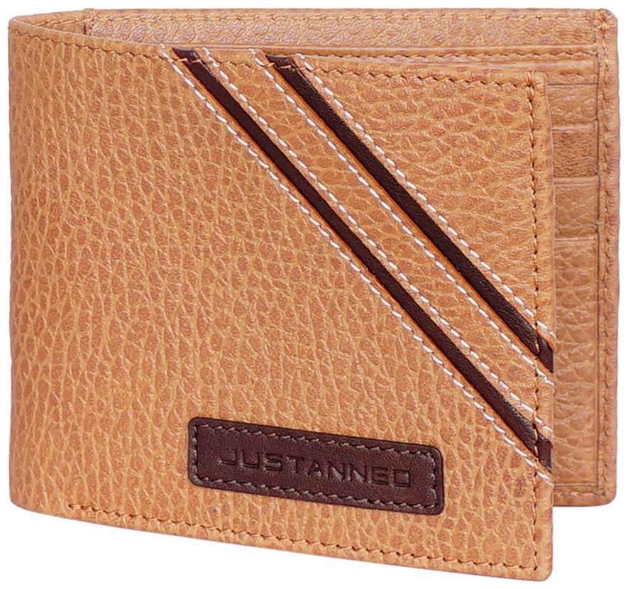 

Justanned Men Brown Leather Bi-Fold Wallet ( Pack of 1 )