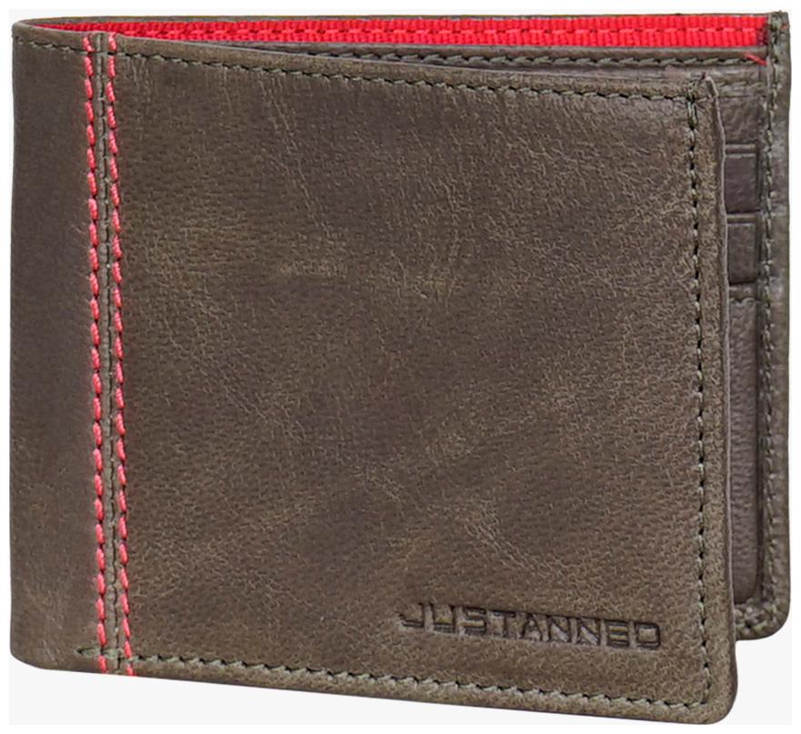 

Justanned Men Tan Leather Bi-Fold Wallet ( Pack of 1 )