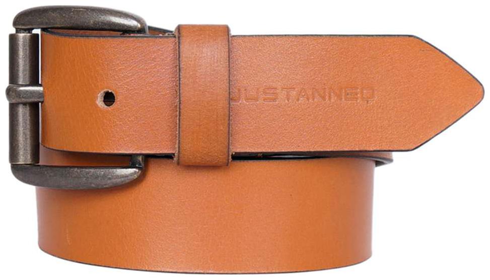 

JUSTANNED TAN BELT WITH ROLLER BUCKLE