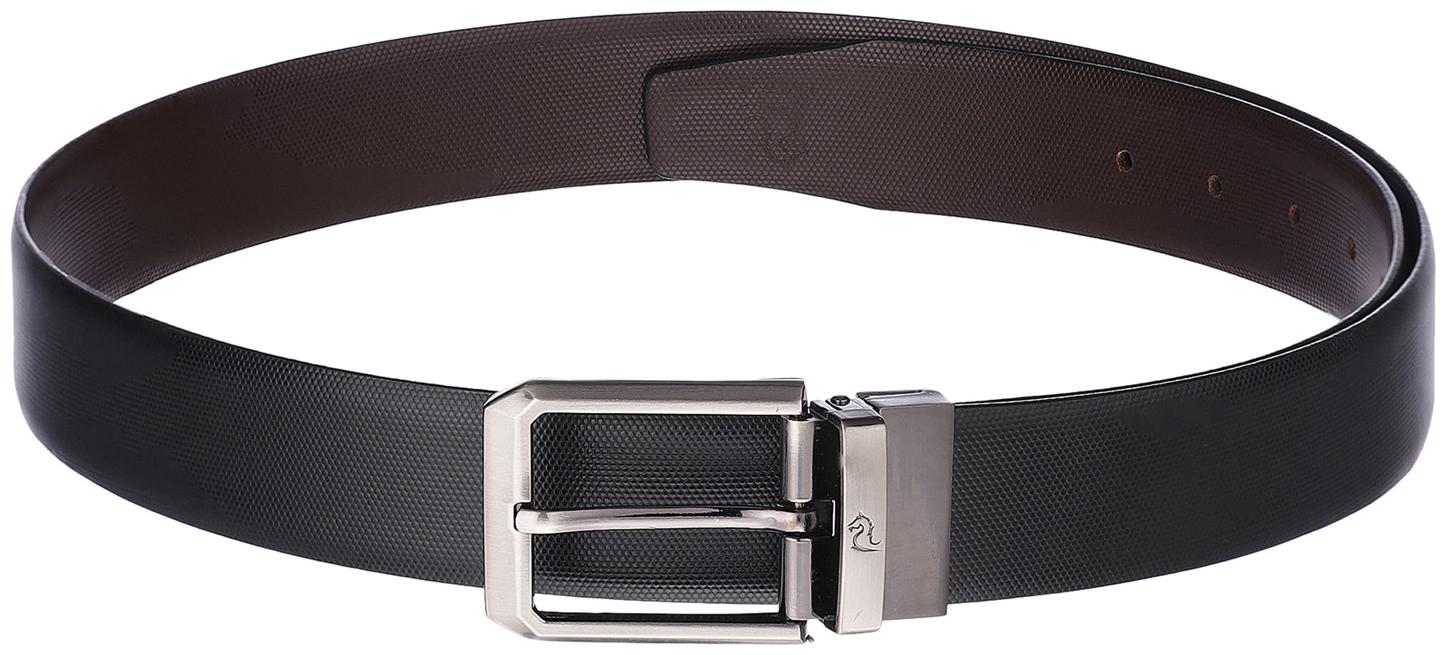 

Kara Men Black Brown Reversible Leather Belt (Size 40 Pack of 1 )