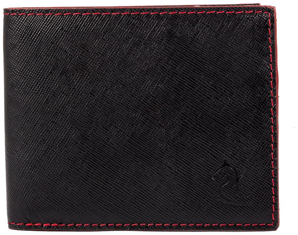 

Kara Black Color Genuine Leather Bi-Fold Wallet For Men