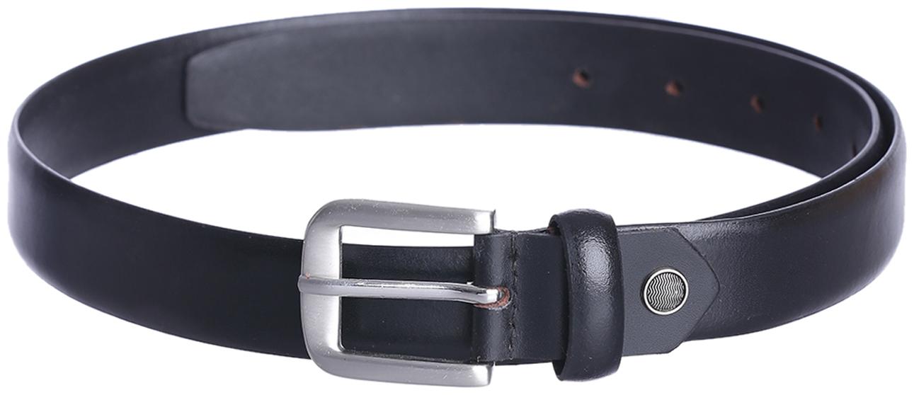

Kara Black Leather Formal Belt For Men