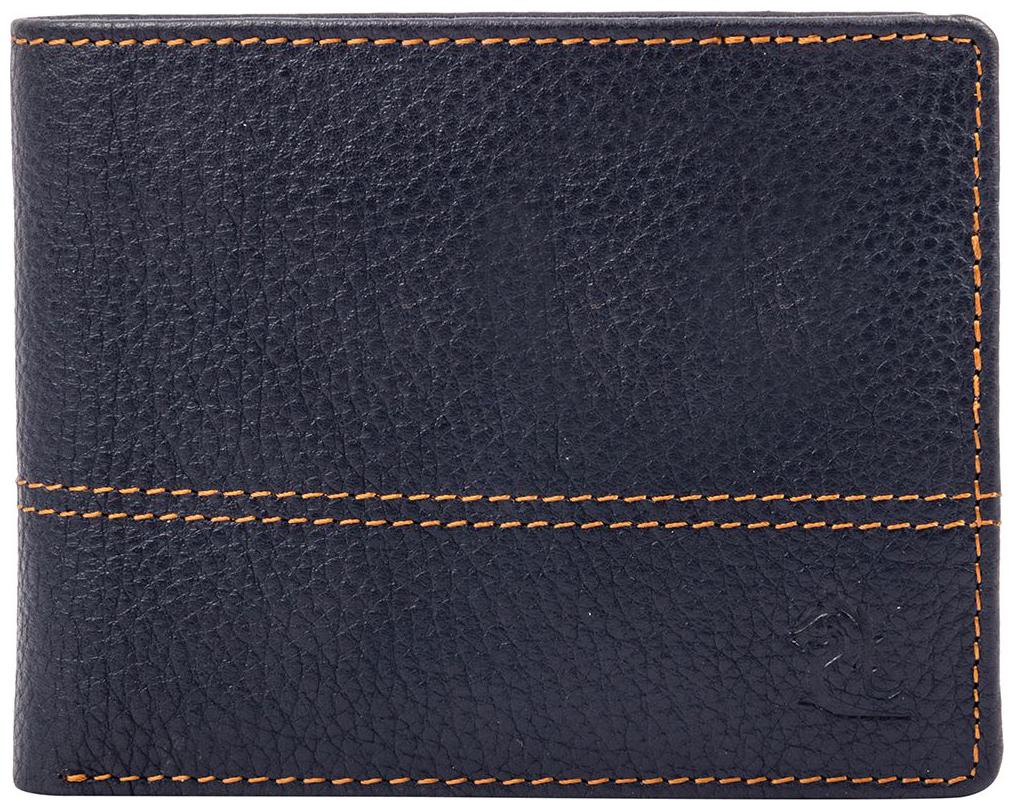 

Kara Blue Color Genuine Leather Bi-Fold Wallet For Men
