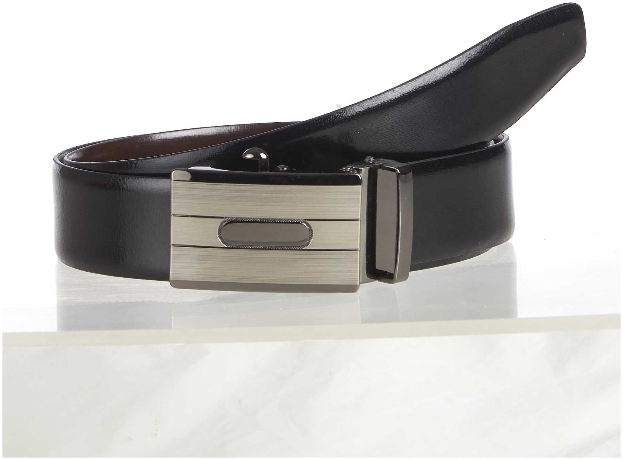 

Kara Men Black Brown Reversible Leather Belt (Size 38 Pack of 1 )