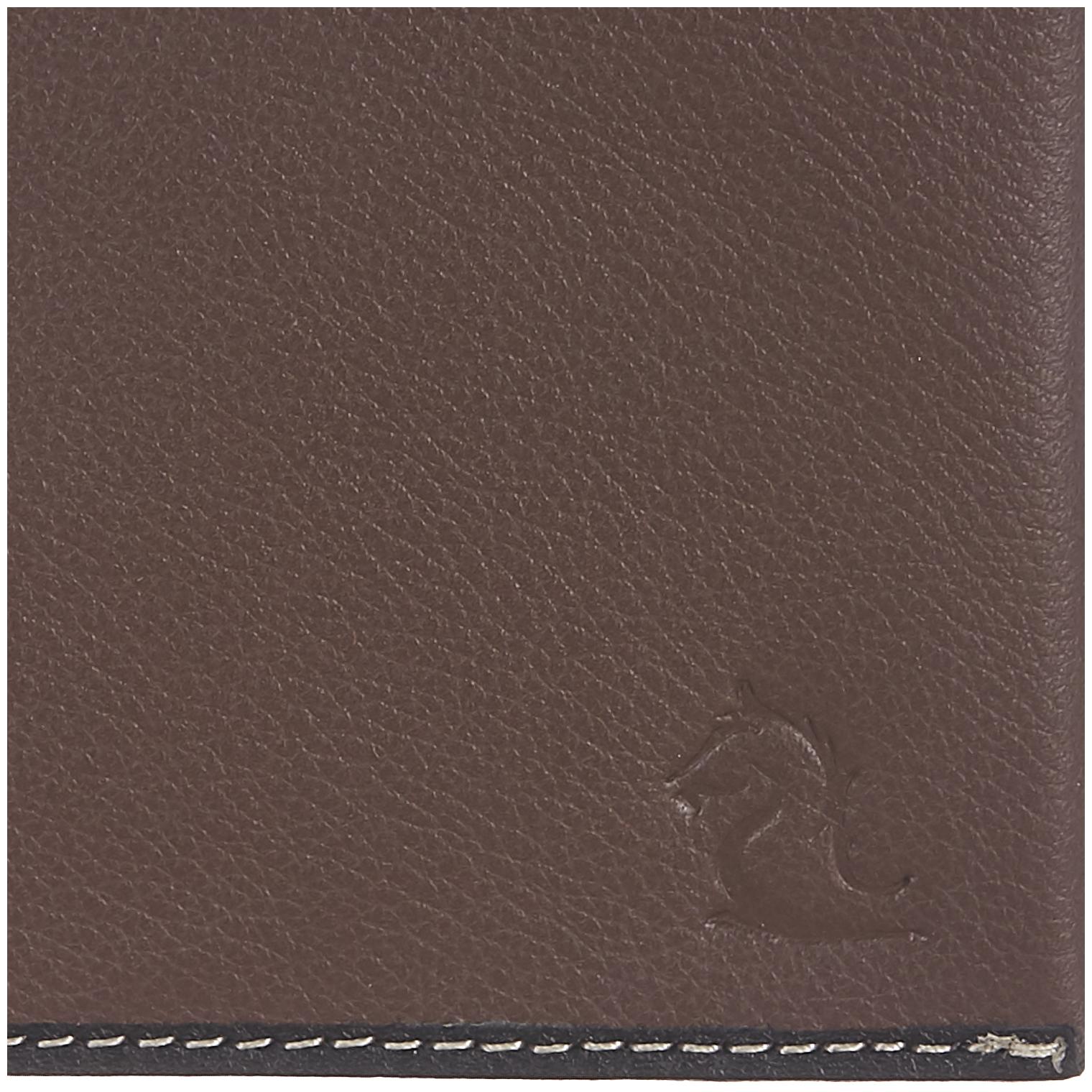 

Kara Men Tan Leather Long Wallet ( Pack of 1 )