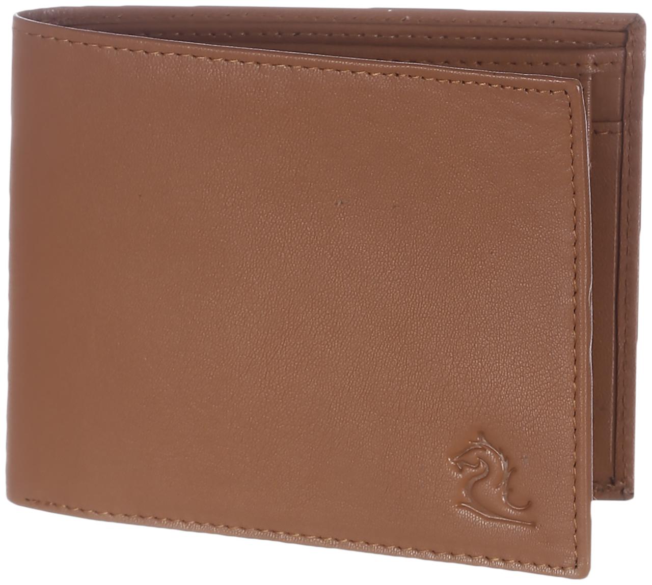 

Kara Men Tan Leather Bi-Fold Wallet ( Pack of 1 )