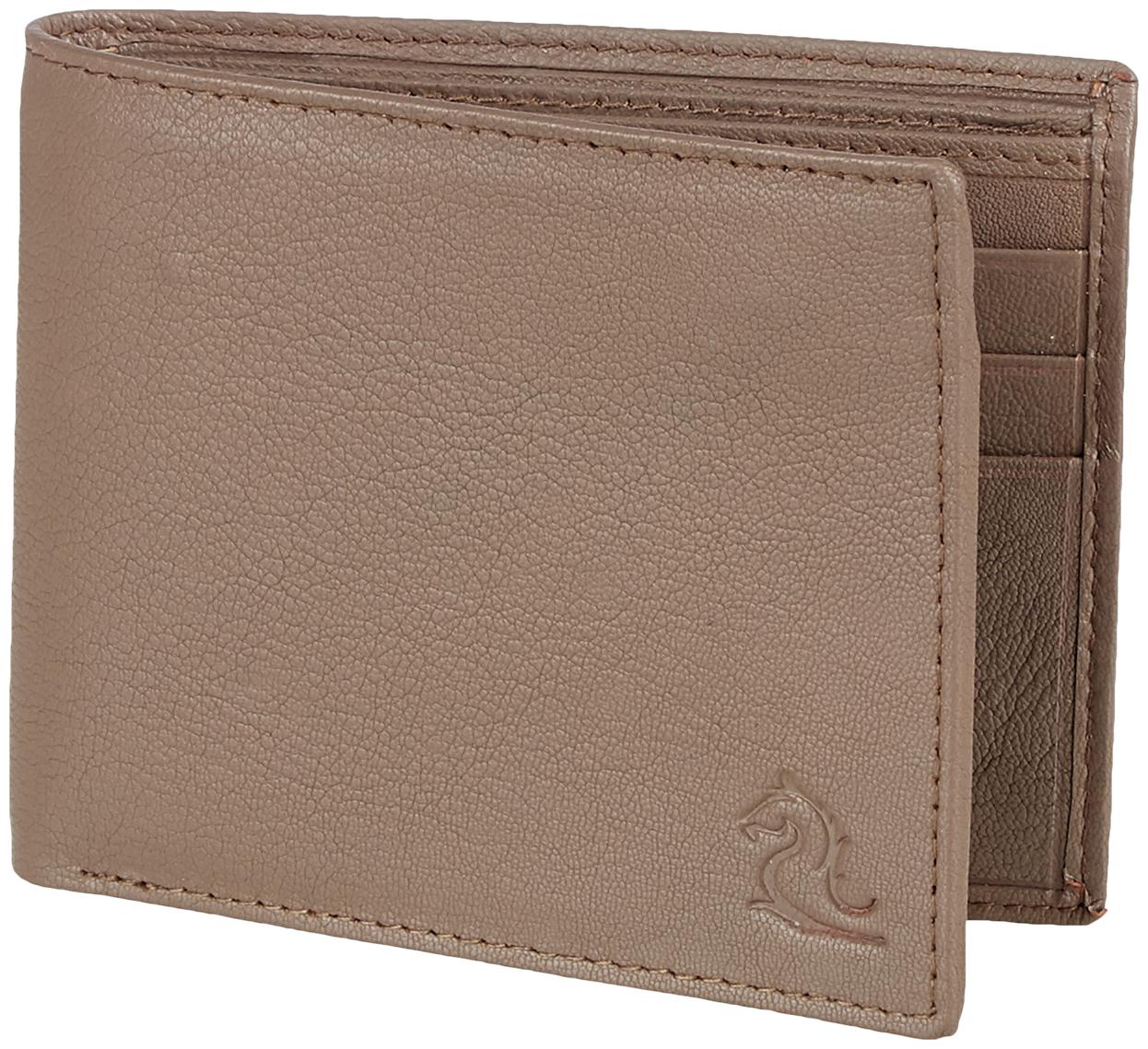 

Kara Men Beige Leather Bi-Fold Wallet ( Pack of 1 )