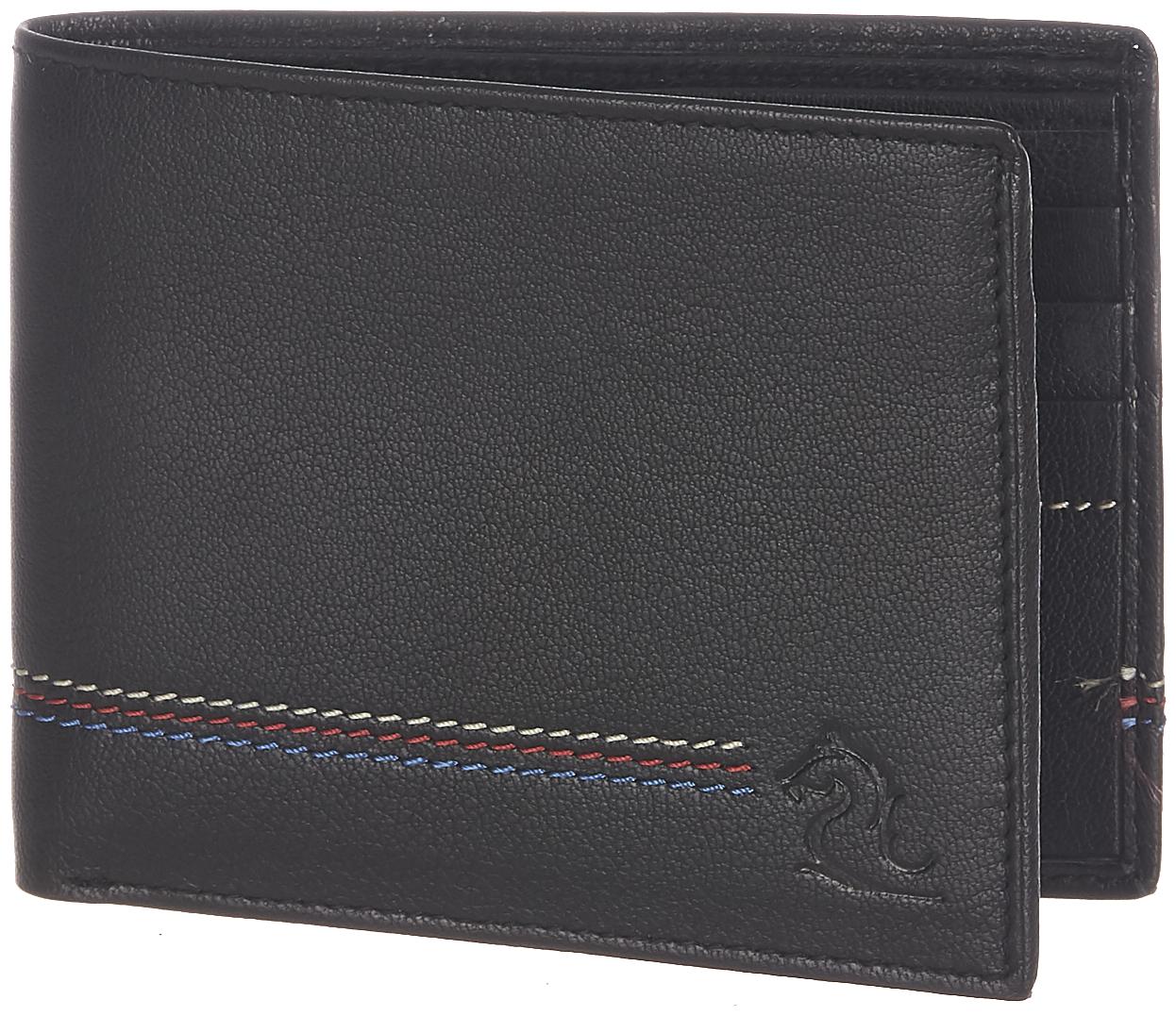 

Kara Men Black Leather Bi-Fold Wallet ( Pack of 1 )
