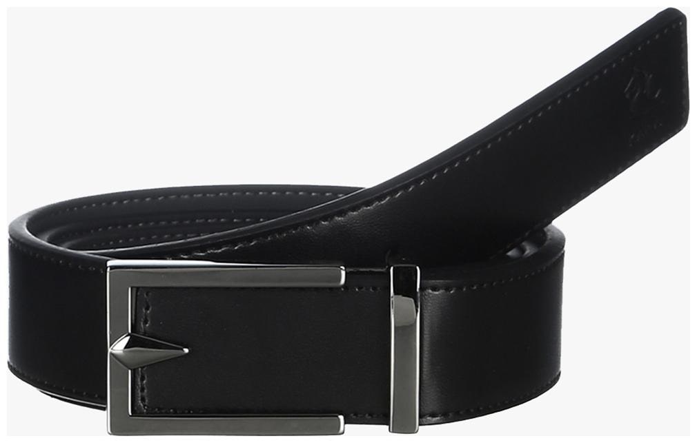 

KARA Men Black PU Belt