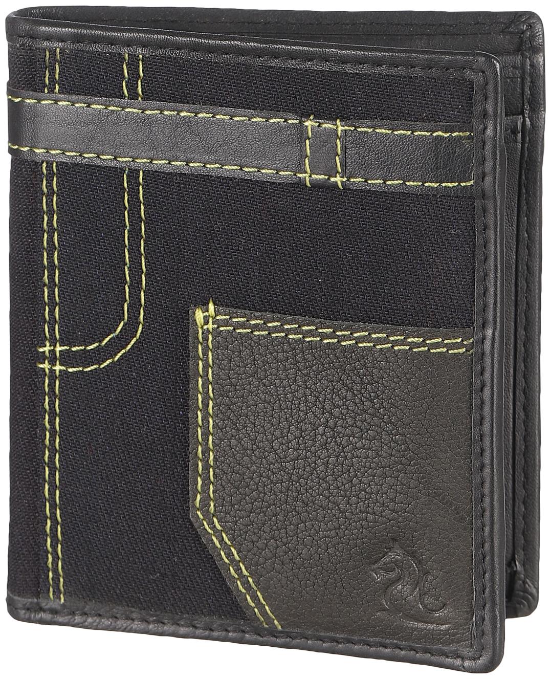 

Kara Men Black Leather Wallet