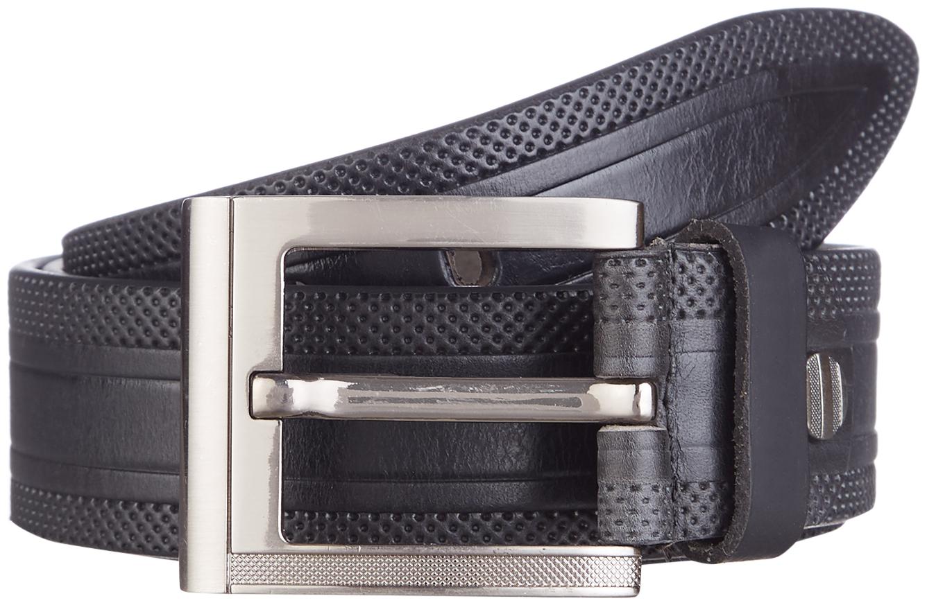 

Kara Men Black Full Grain Leather Casual Belt