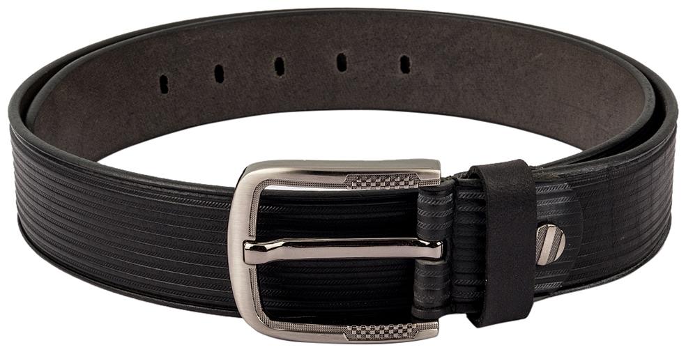 

Kara Men Black Full Grain Leather Casual Belt