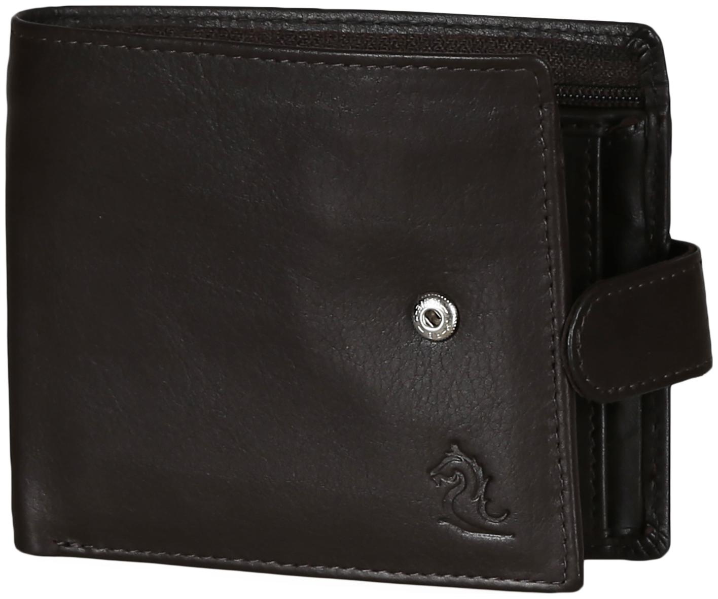 

Kara Men Brown Leather Wallet