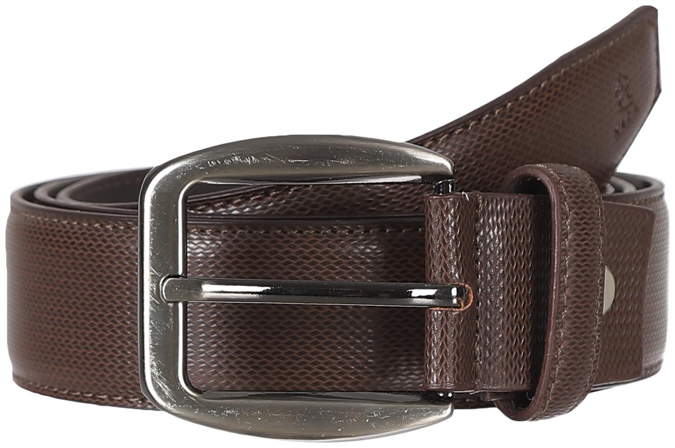 

Kara Men Brown Textured Vintage PU Belt