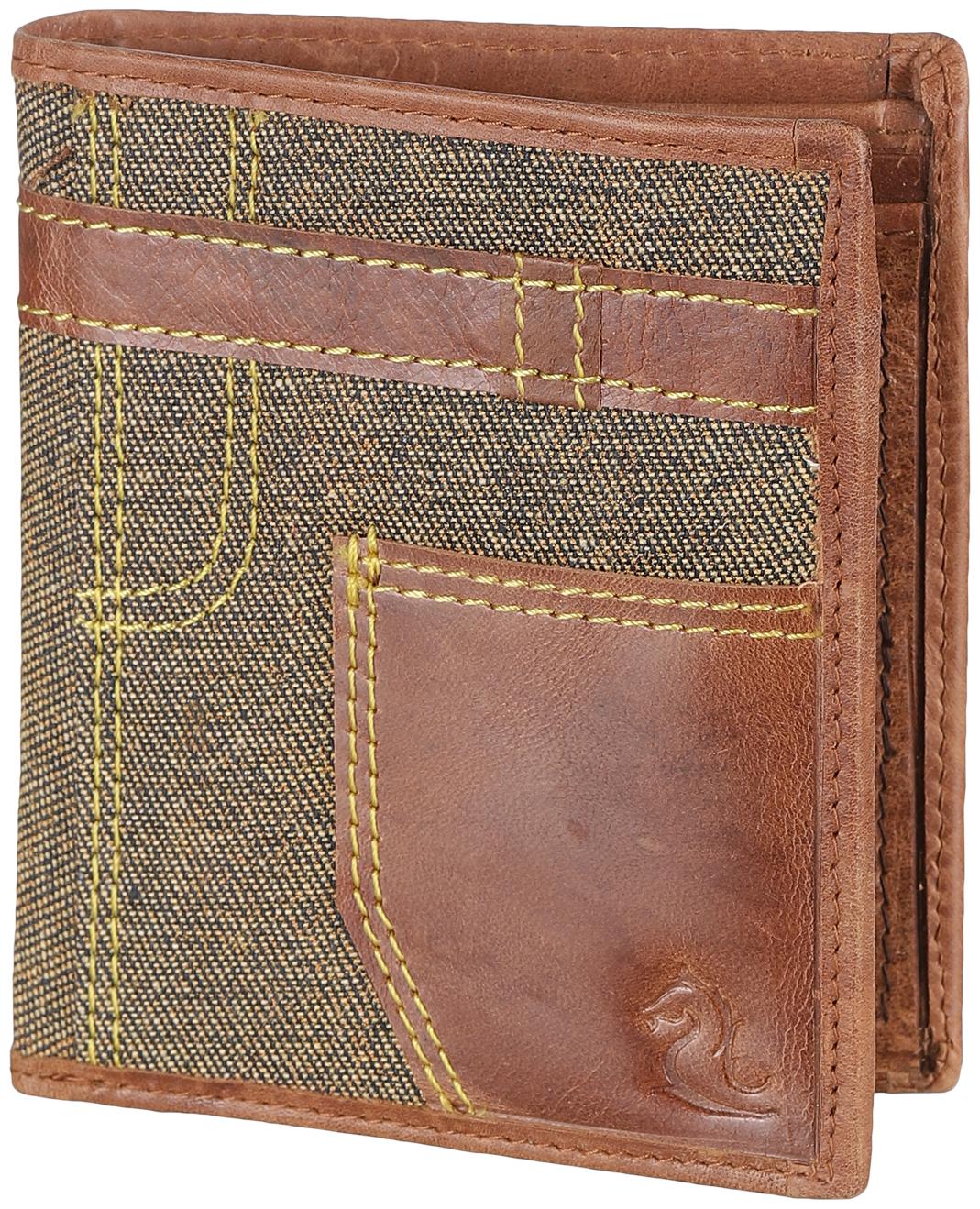 

Kara Men Brown Leather Wallet