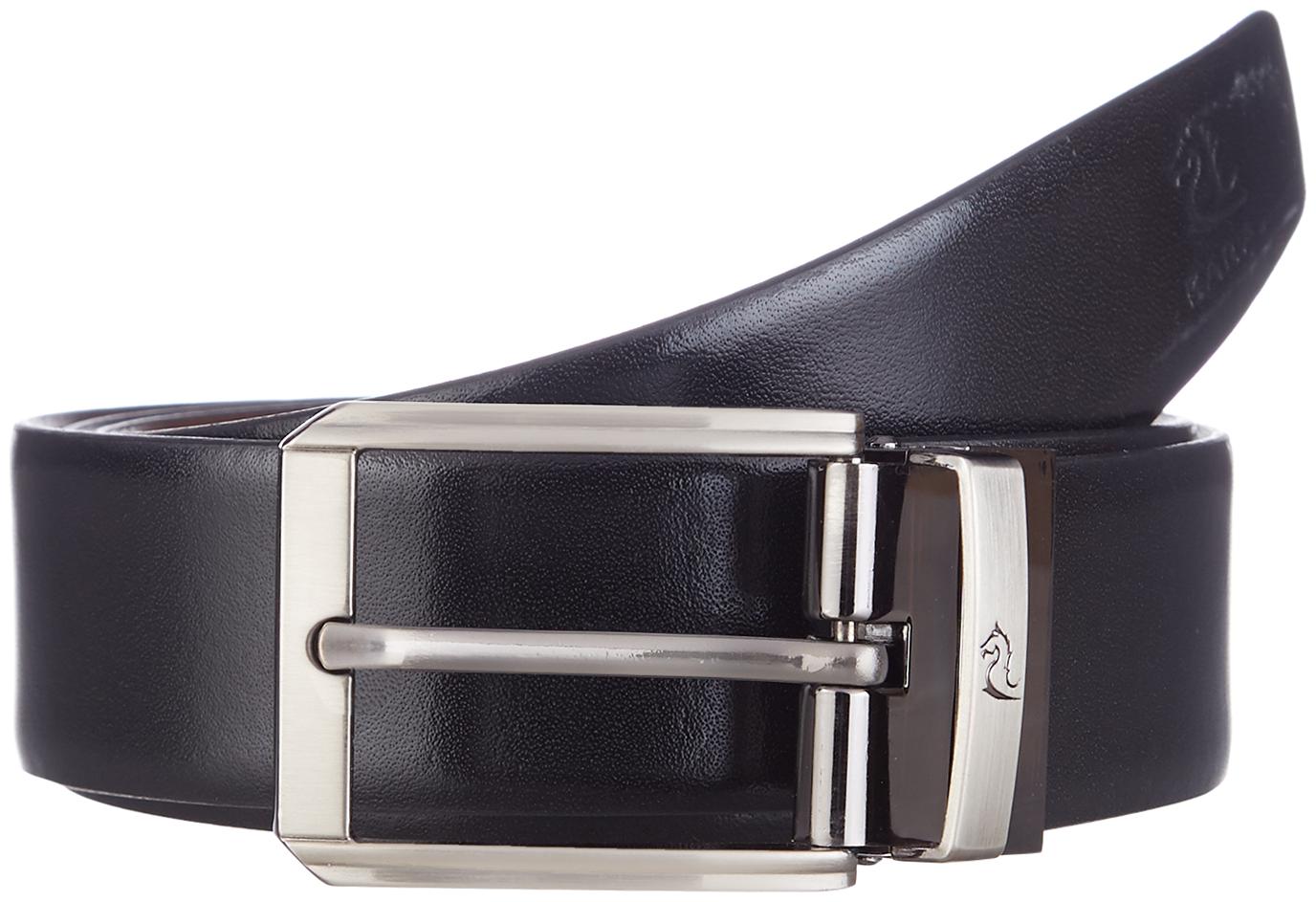 

Kara Men Reversible Leather Formal Black and Brown Belt