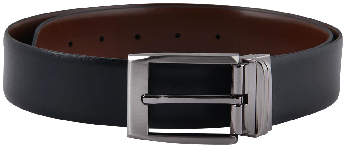 

Kara Men Reversible Leather Formal Belt Black and Tan