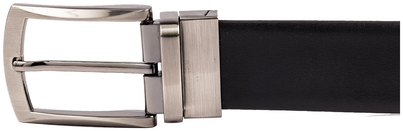 

Kara Men Black Brown Reversible Leather Belt (Size 44 Pack of 1 )