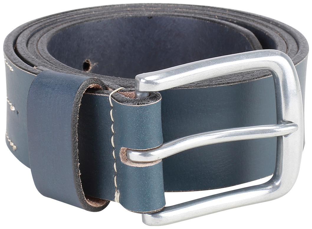 

Kara Men S Navy Leather Belt