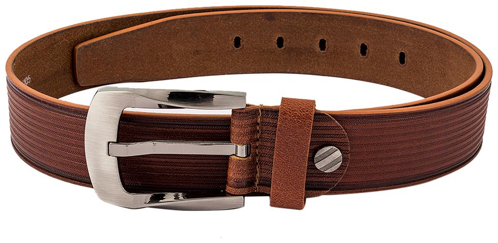 

Kara Men Tan Full Grain Leather Casual Belt