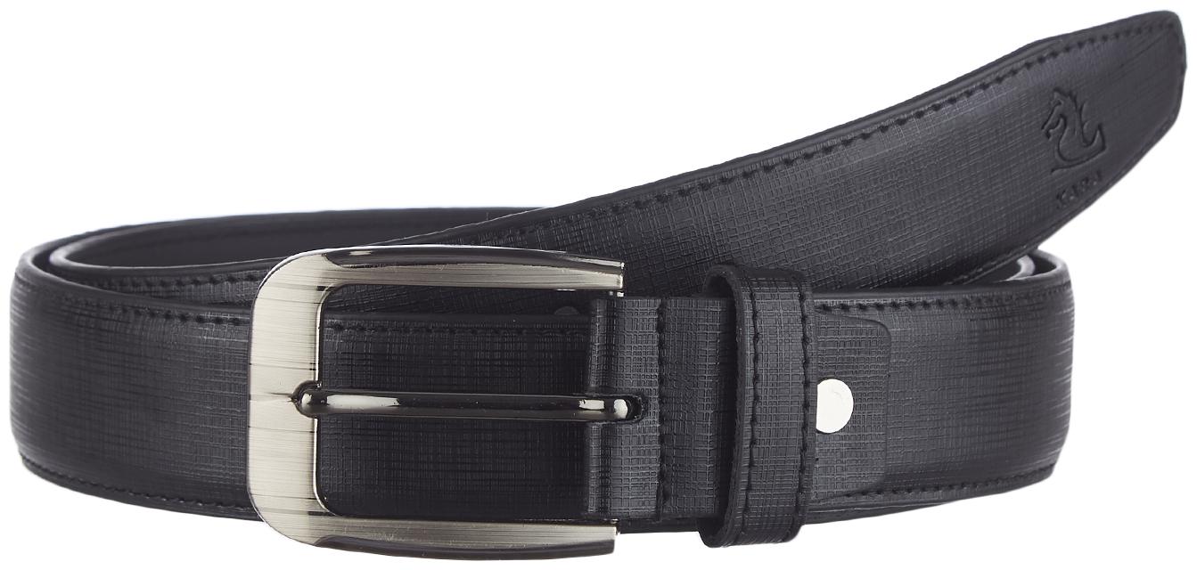 

Kara PU Black casual Belt for Men