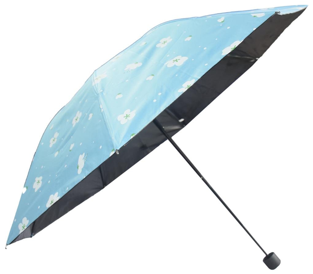 

KEKEMI Designer 3 Fold Flower Print Umbrella for Men