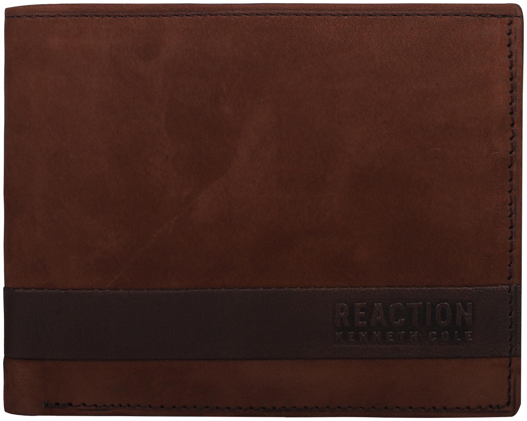 

Kenneth Cole Men Brown Leather Bi-Fold Wallet ( Pack of 1 )