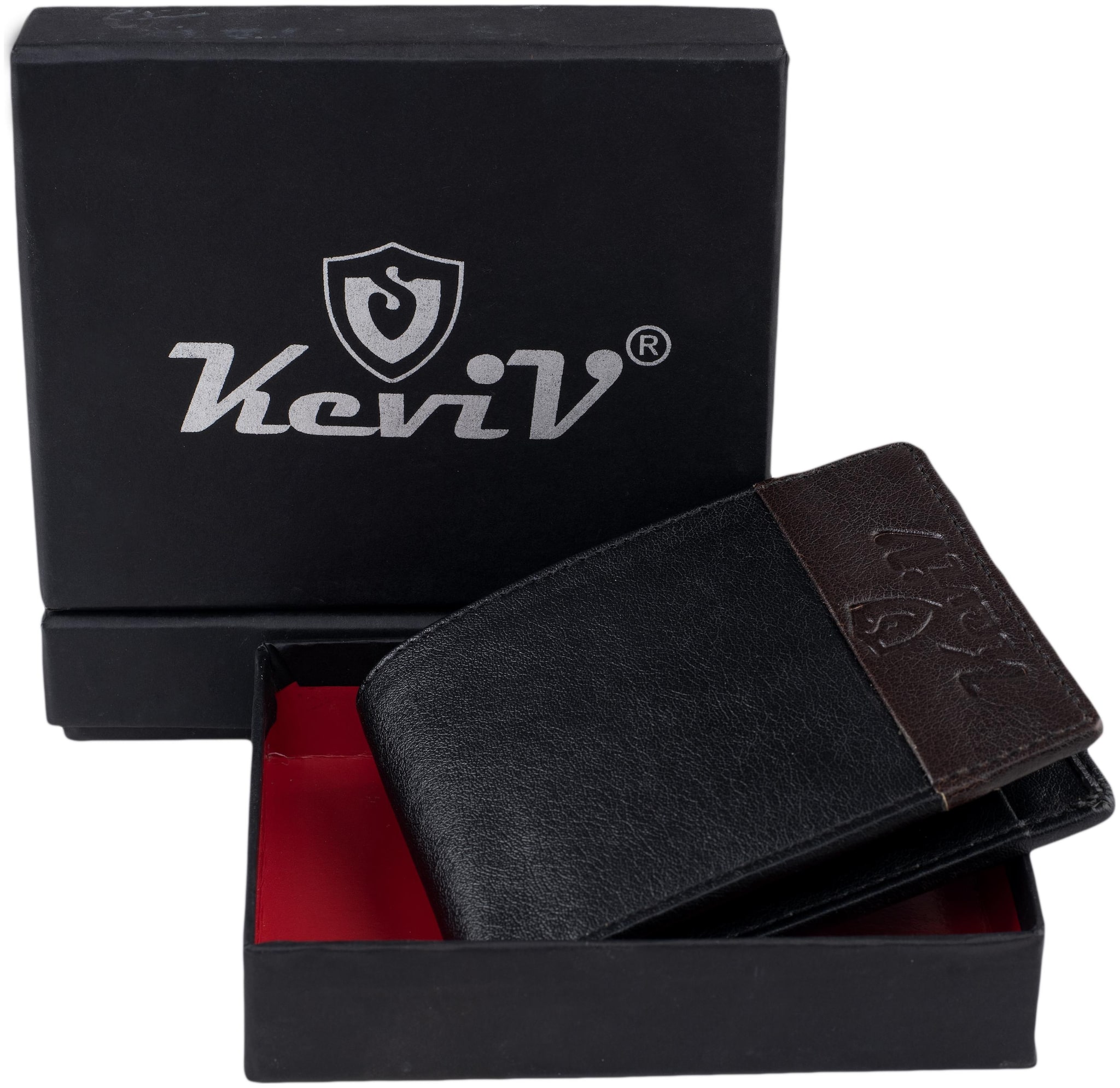 

Keviv Men Black Leather Bi-Fold Wallet ( Pack of 1 )