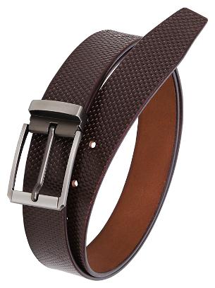 

KEZRO Mens Brown Formal Leather Belts