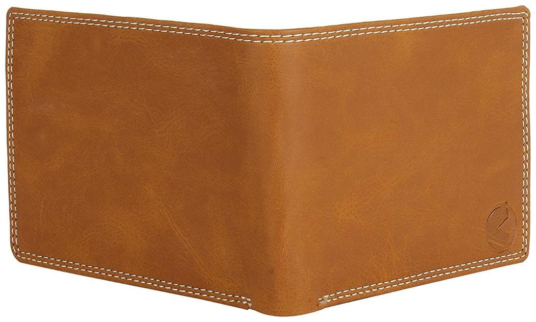 

KEZRO Stylish Artificial Leather Men s Wallet - TAN Color