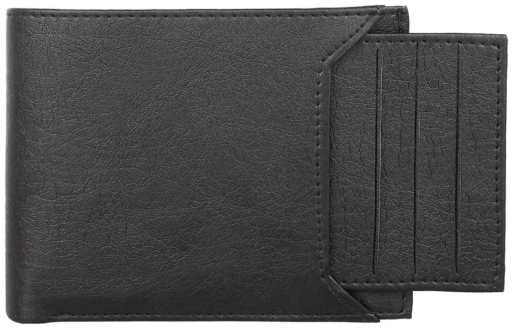 

KEZRO Stylish Artificial Leather Men s Wallet - Black Colour