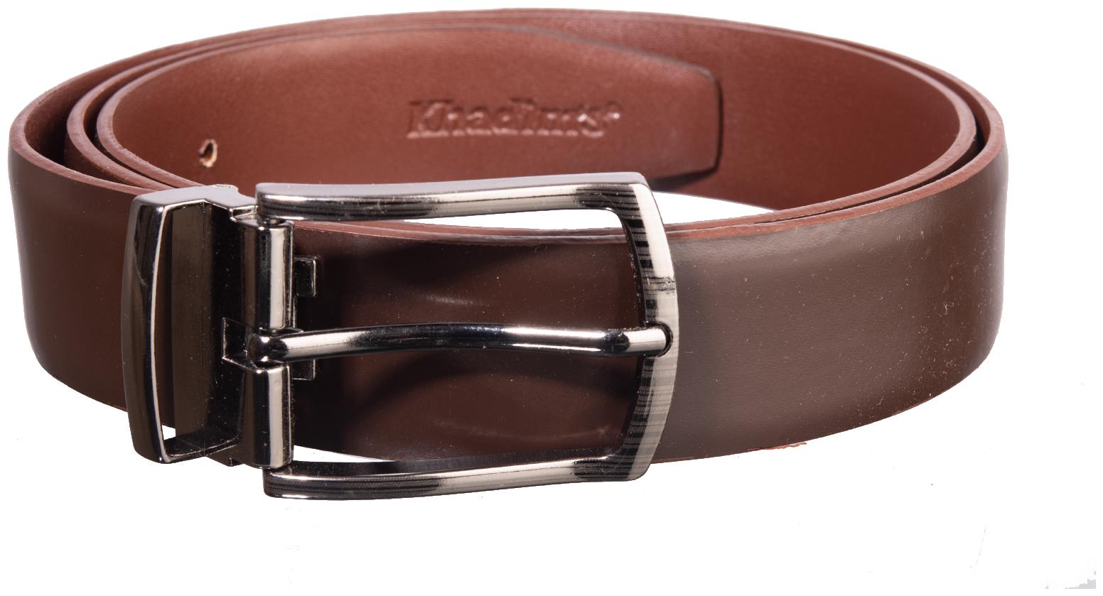 

Khadim Men s Brown Office Leather Belt