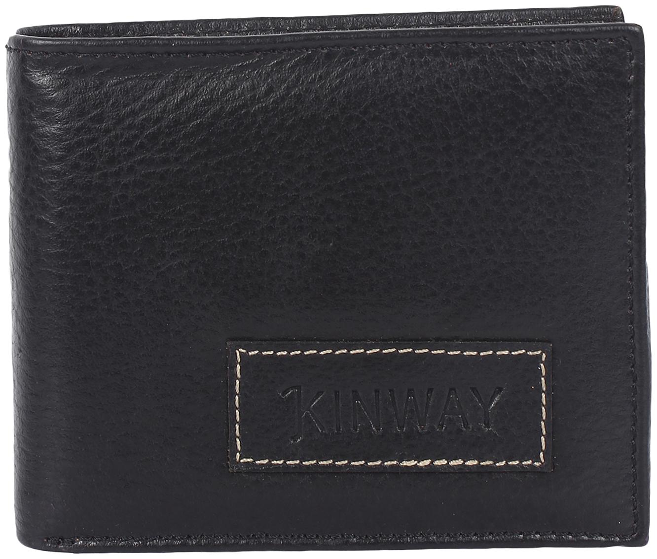 

kinway Men Black Genuine Leather Wallet