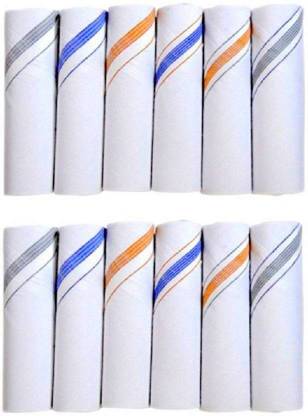 

KLPSDXNT Men s Cotton Soft Handkerchief Pack of 12