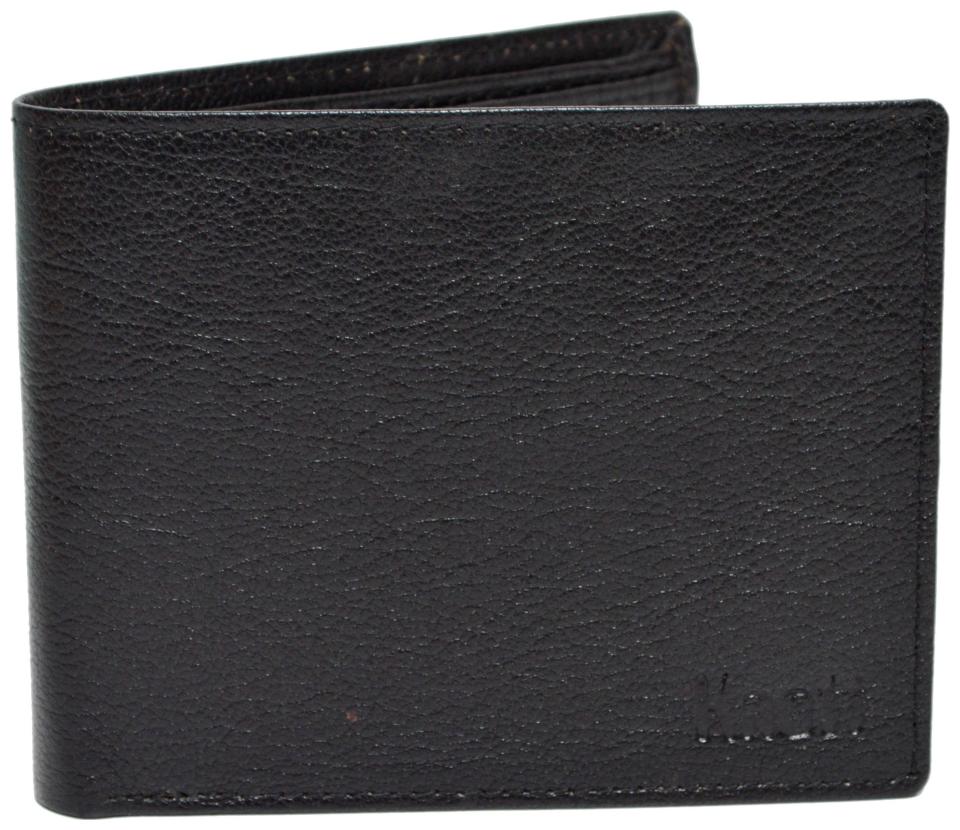 

Knott Black Trendy Leather Wallet for Men