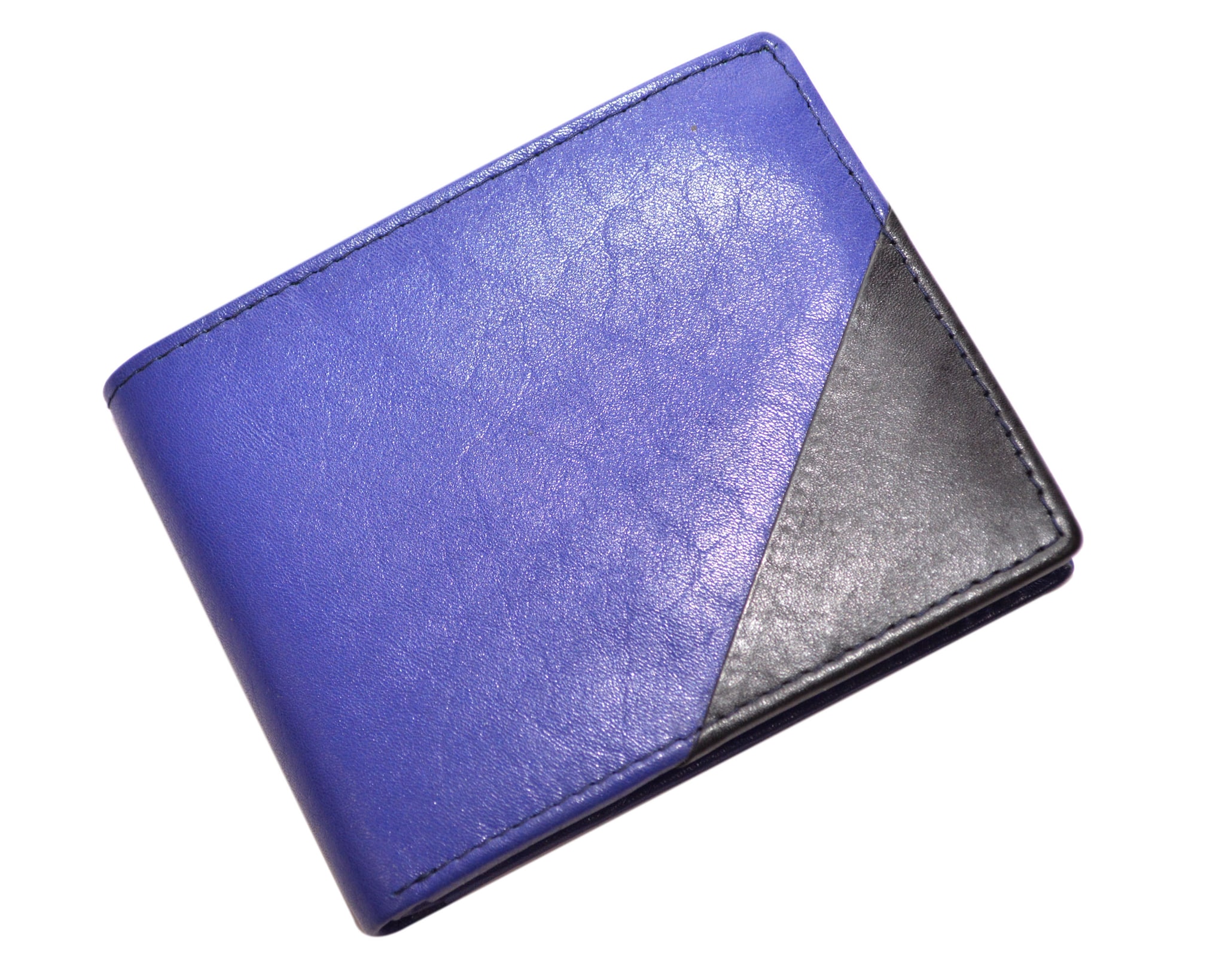 

Knott Blue designer Leather Wallet