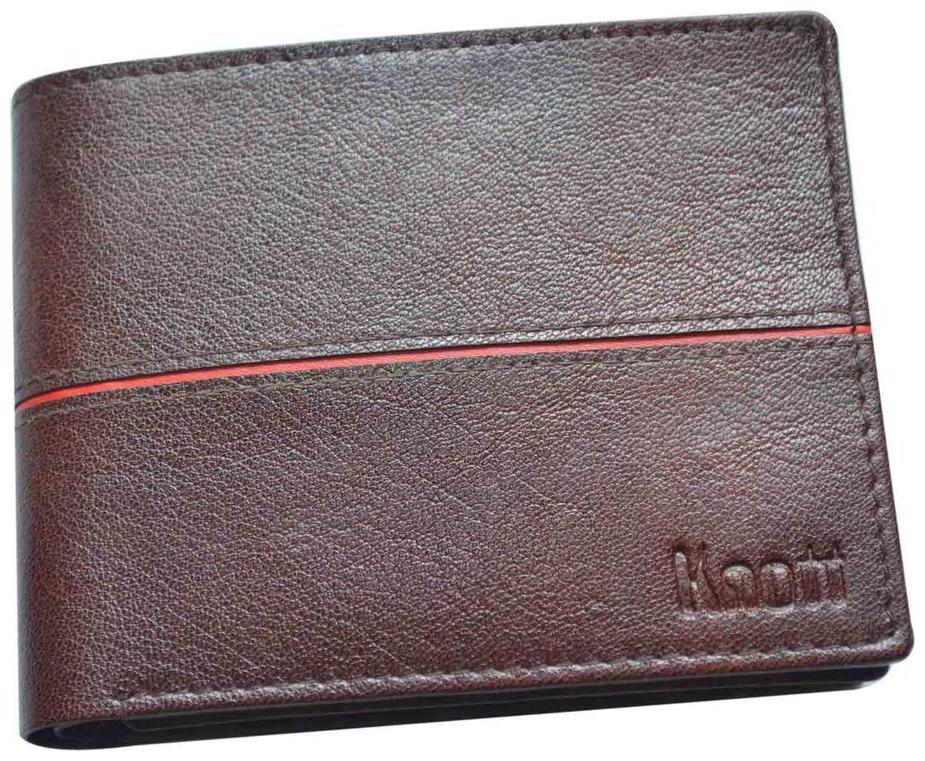 

Knott Brown Tan Trendy Leather Wallet for Men